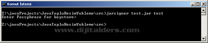 Kullanıcının Bilgisayarında İşlem Yapmaya Yetkili Güvenilir (Signed) Applet Yazmak