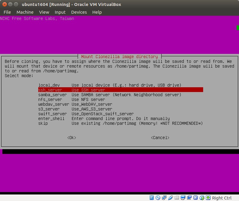 Clonezilla ile Yedek Almak